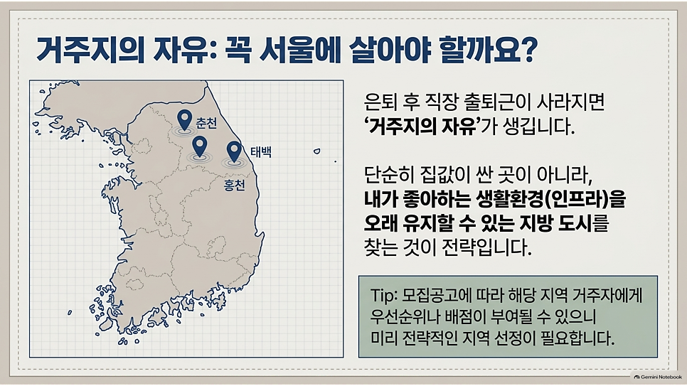 거주지의 자유: 꼭 서울에 살아야 할까요?