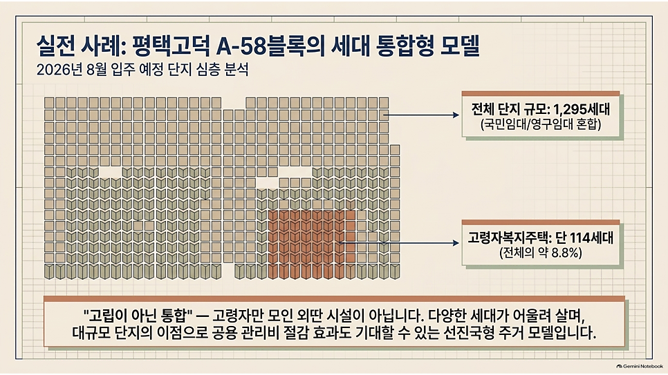 실전 사례: 평택고덕 A-58블록의 세대 통합형 모델