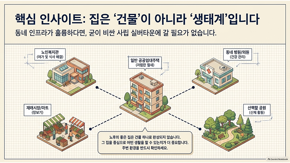 핵심 인사이트: 집은 건물이 아니라 생태계입니다