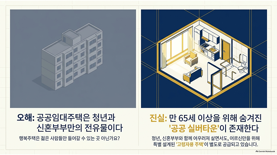 오해와 진실: 만 65세 이상을 위해 숨겨진 공공 실버타운이 존재한다