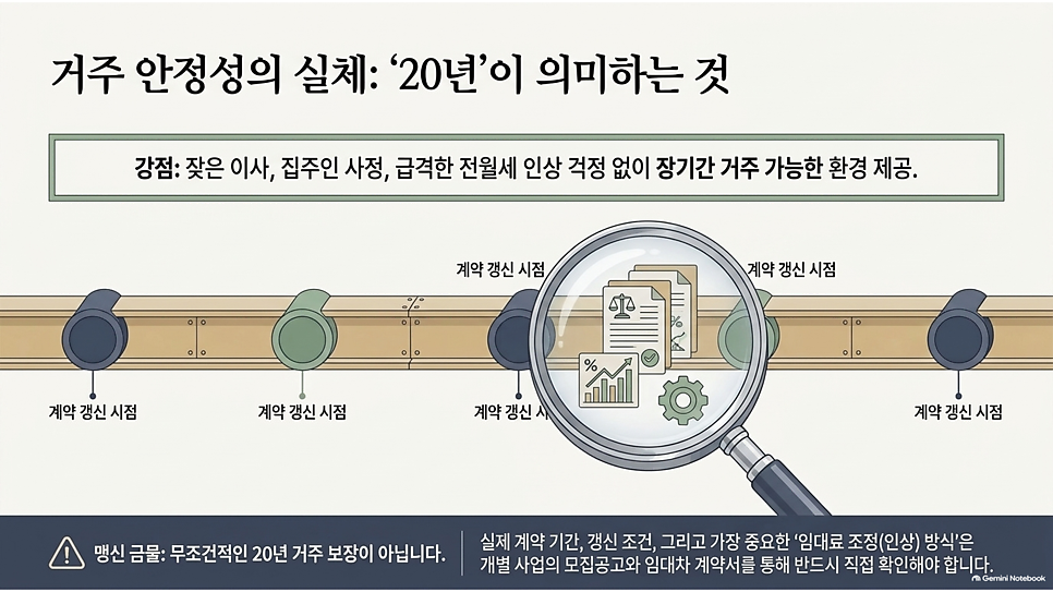 거주 안정성의 실체: 20년이 의미하는 것