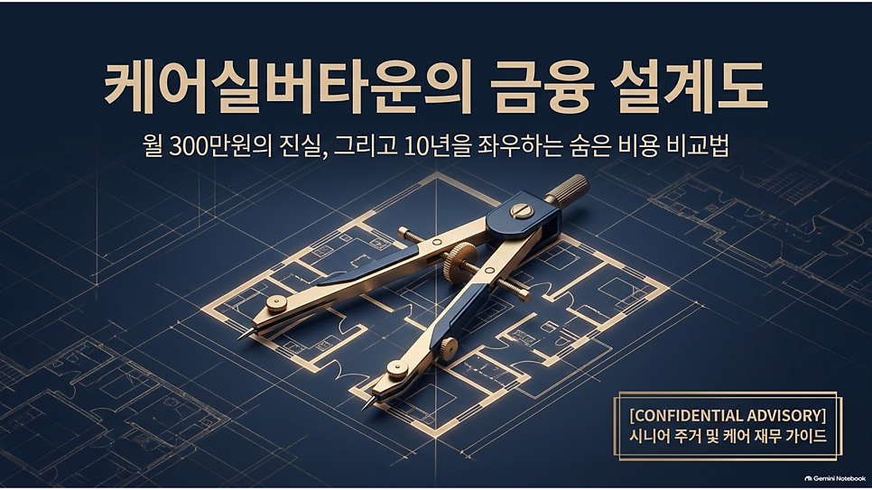 케어실버타운의 금융 설계도: 월 300만원의 진실과 숨은 비용 비교법