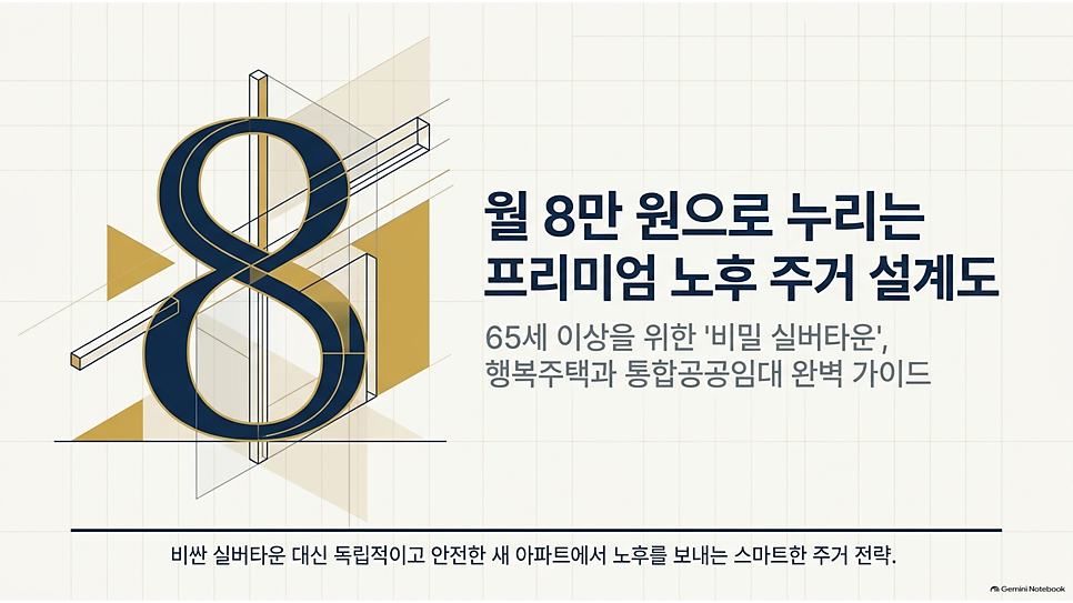 월 8만 원으로 누리는 프리미엄 노후 주거 설계도: 행복주택과 통합공공임대 가이드