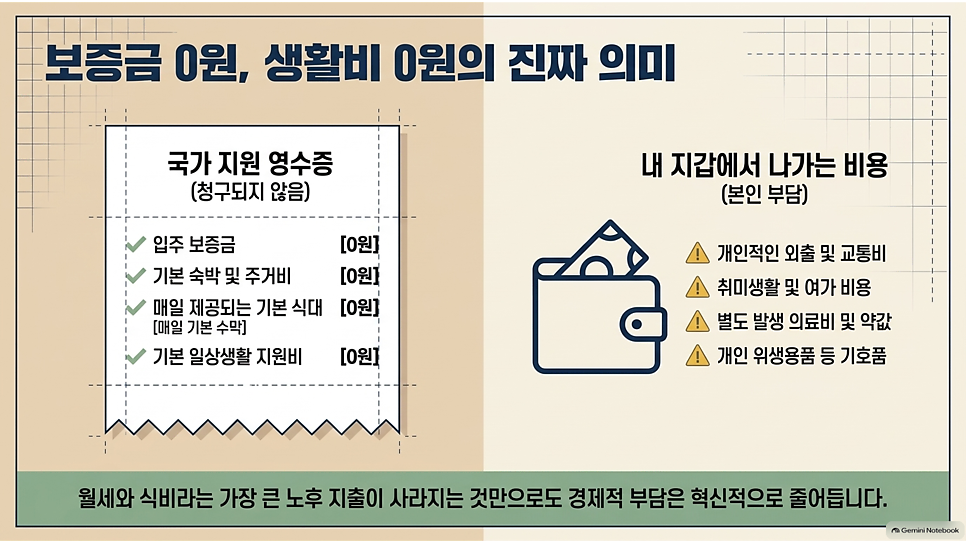 보증금 0원, 생활비 0원의 진짜 의미: 국가 지원 항목과 본인 부담 비용