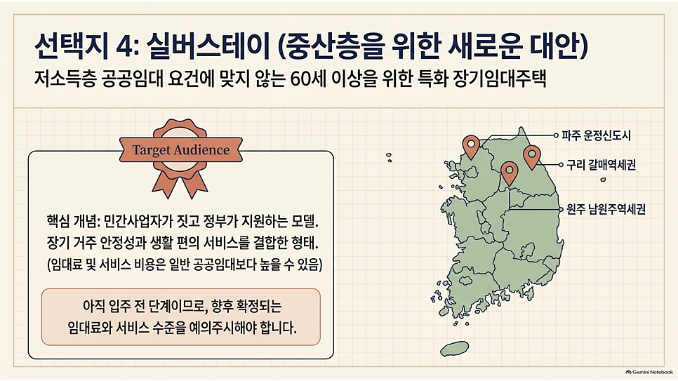 선택지 4: 실버스테이 (중산층을 위한 새로운 대안)