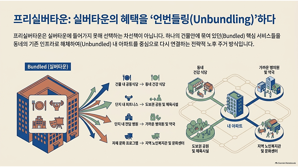 프리실버타운: 실버타운의 혜택을 언번들링(Unbundling)하다