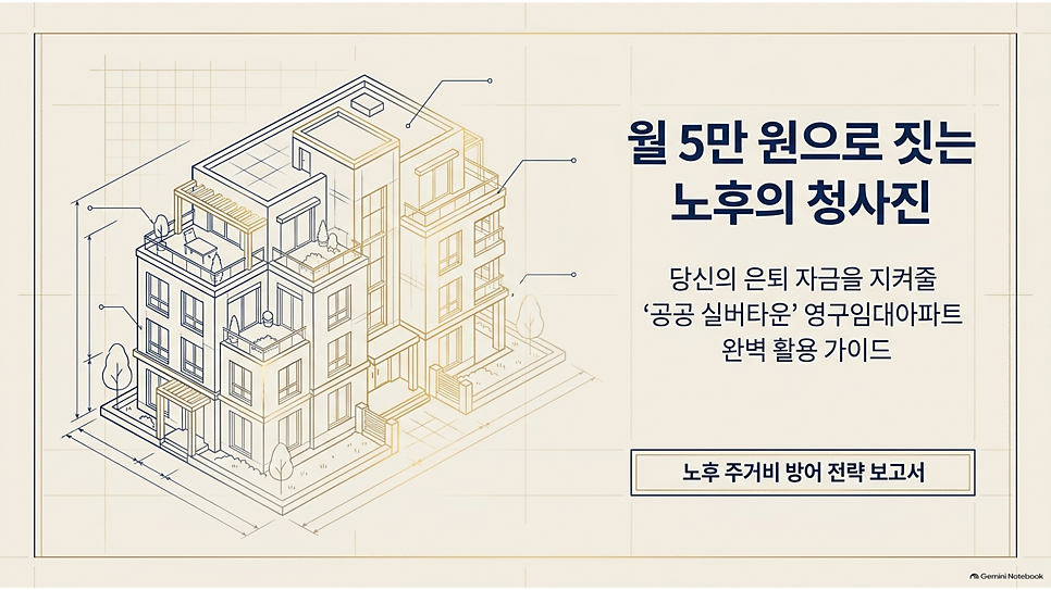 월 5만 원으로 짓는 노후의 청사진: 영구임대아파트 완벽 활용 가이드