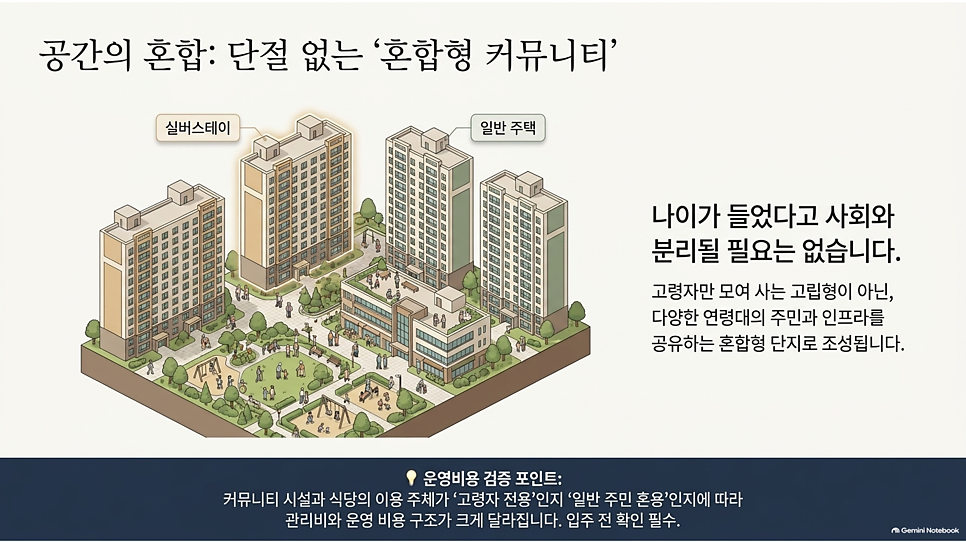 공간의 혼합: 단절 없는 혼합형 커뮤니티