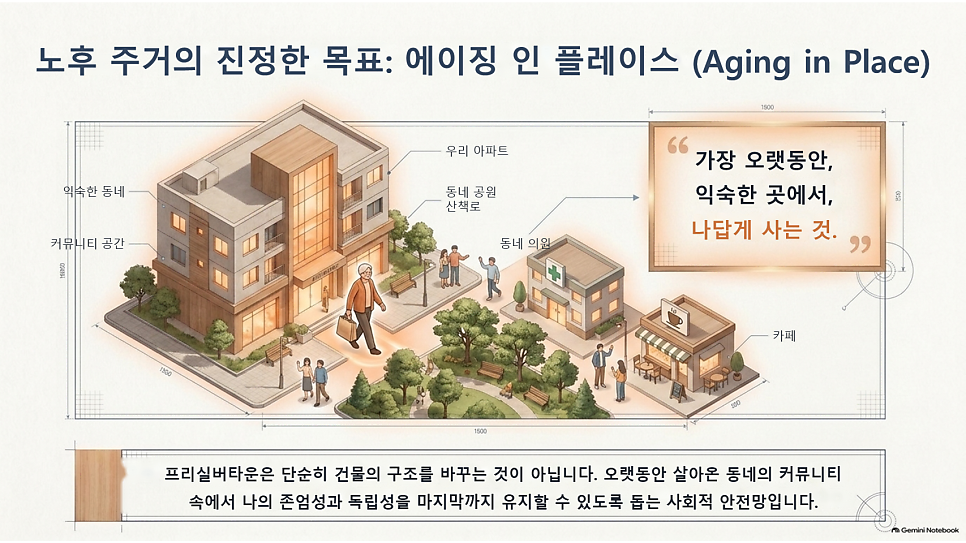 노후 주거의 진정한 목표: 에이징 인 플레이스 (Aging in Place)
