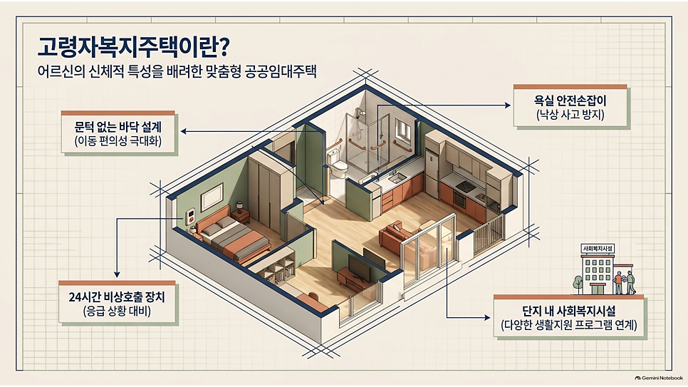 고령자복지주택이란? 어르신의 신체적 특성을 배려한 맞춤형 공공임대주택