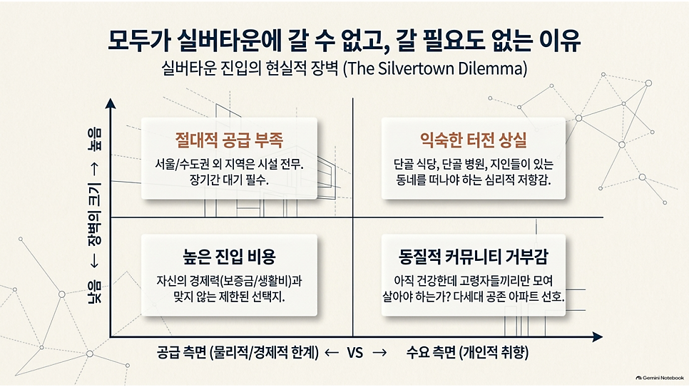 모두가 실버타운에 갈 수 없고, 갈 필요도 없는 이유