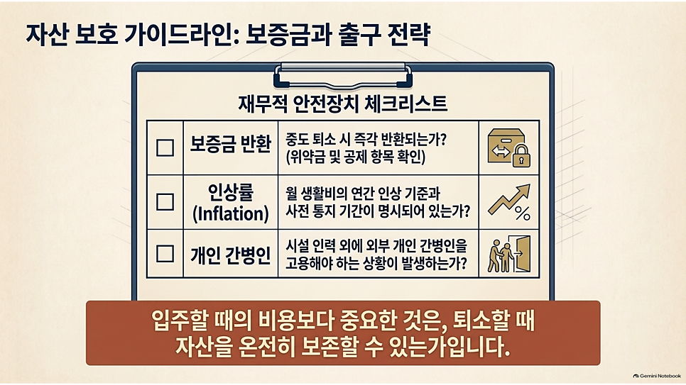자산 보호 가이드라인: 보증금과 출구 전략