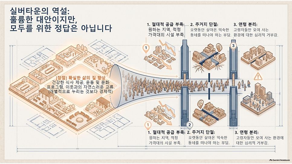 실버타운의 역설: 훌륭한 대안이지만, 모두를 위한 정답은 아닙니다