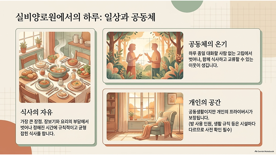 실비양로원에서의 하루: 일상과 공동체