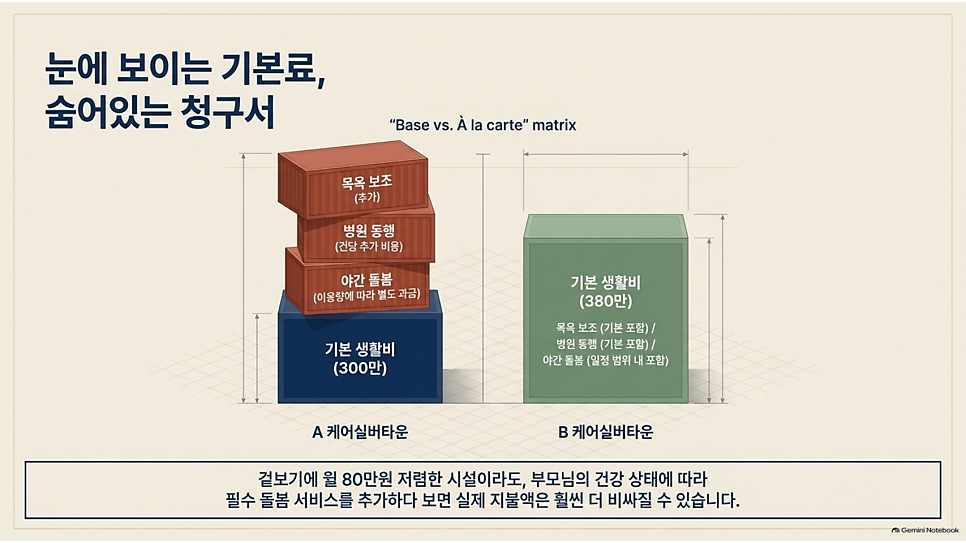 눈에 보이는 기본료, 숨어있는 청구서