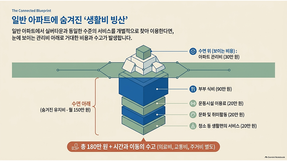 일반 아파트에 숨겨진 생활비 빙산