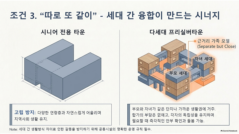 조건 3. 따로 또 같이 - 세대 간 융합이 만드는 시너지